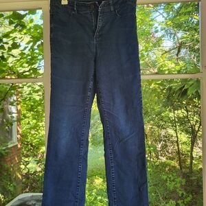 Talbots Classic Heritage Bootcut Jeans Dark Blue Womens Size 10